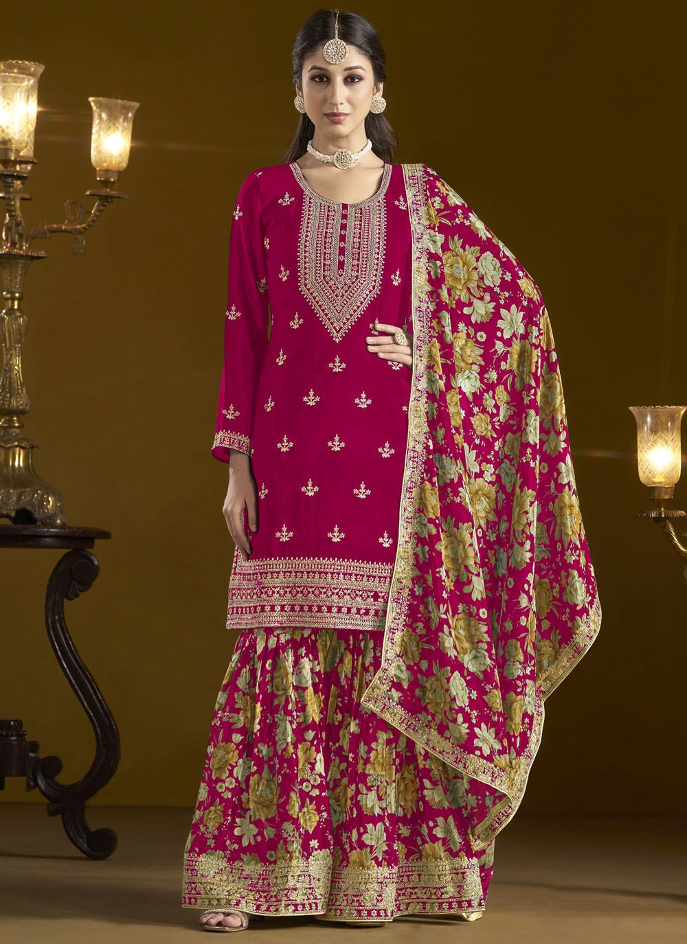 Chinon Salwar Suit - T3810