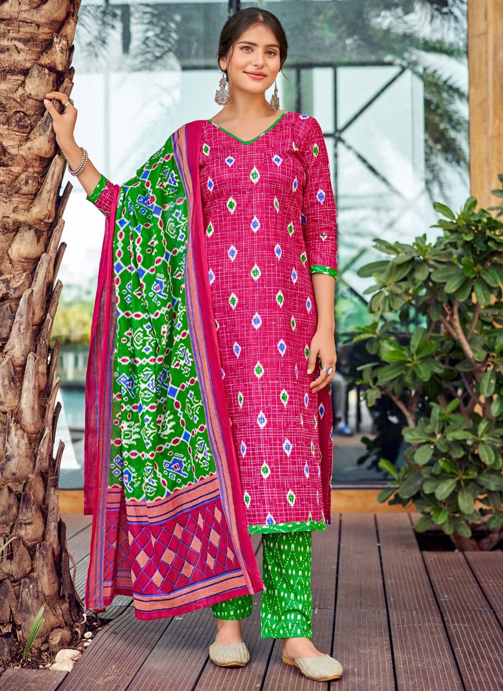 Cotton Salwar Suit - T3832