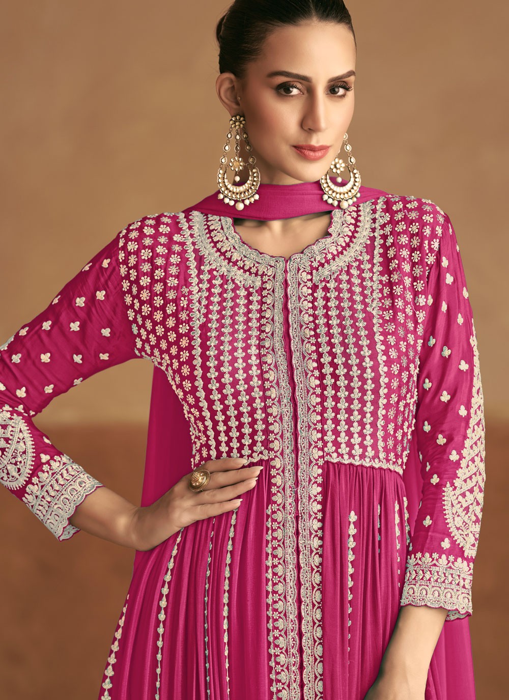 Chinon Salwar Suit - T3786