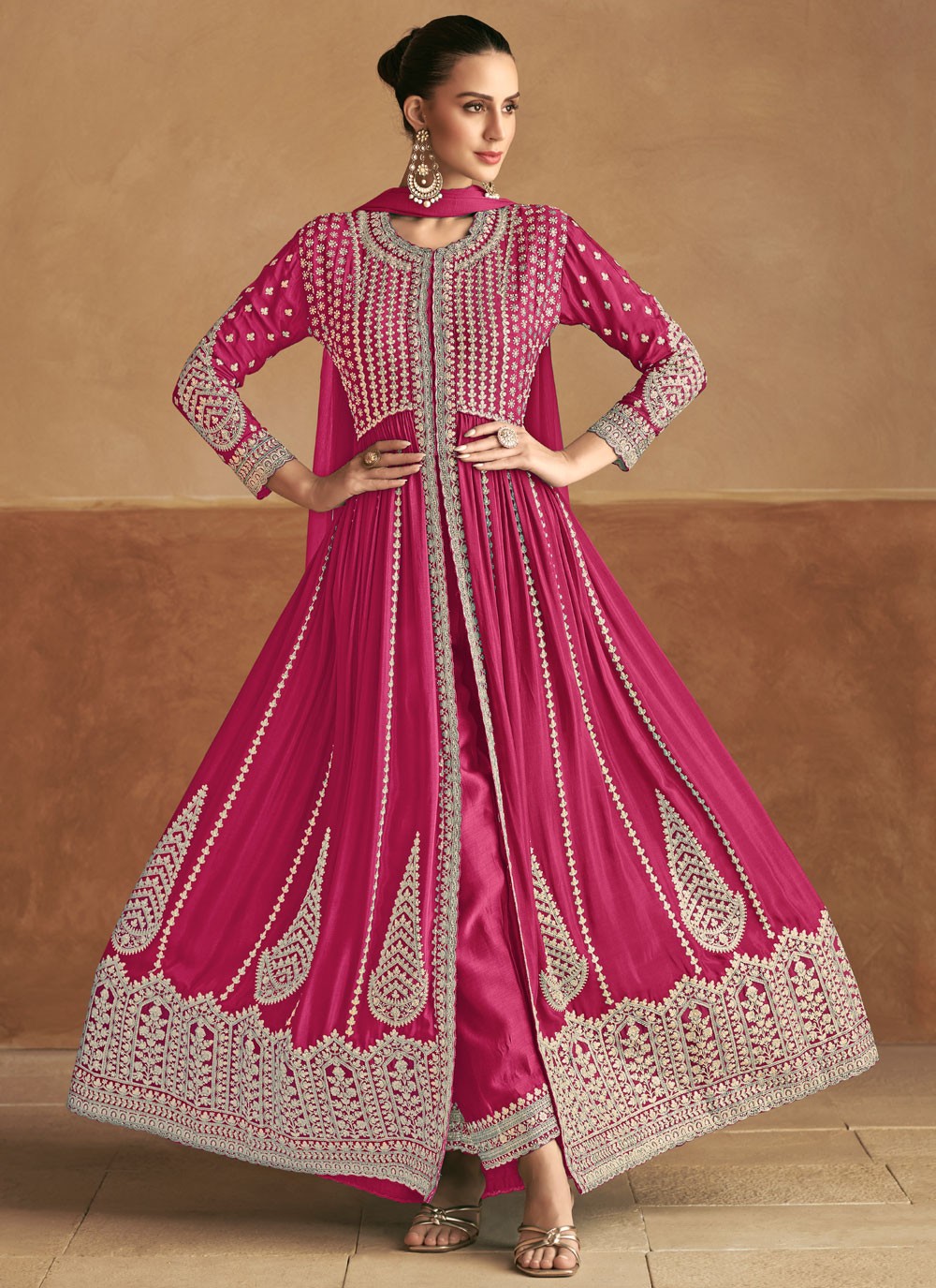 Chinon Salwar Suit - T3786