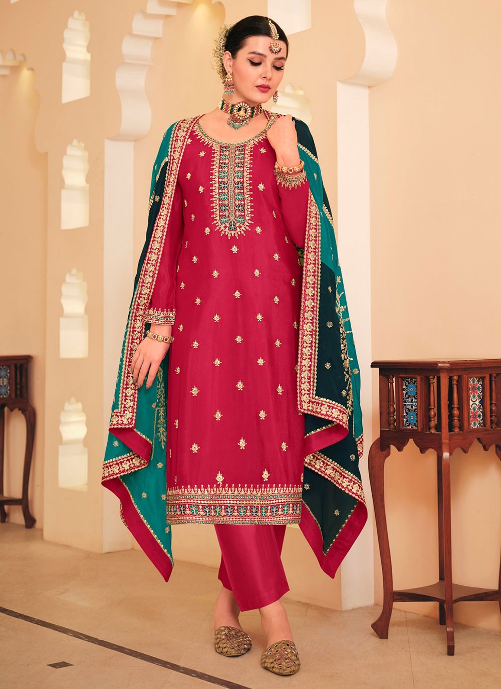 Chinon Salwar Suit - T2616