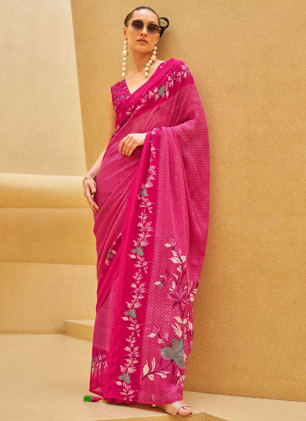 Printed Georgette Saree - S11939