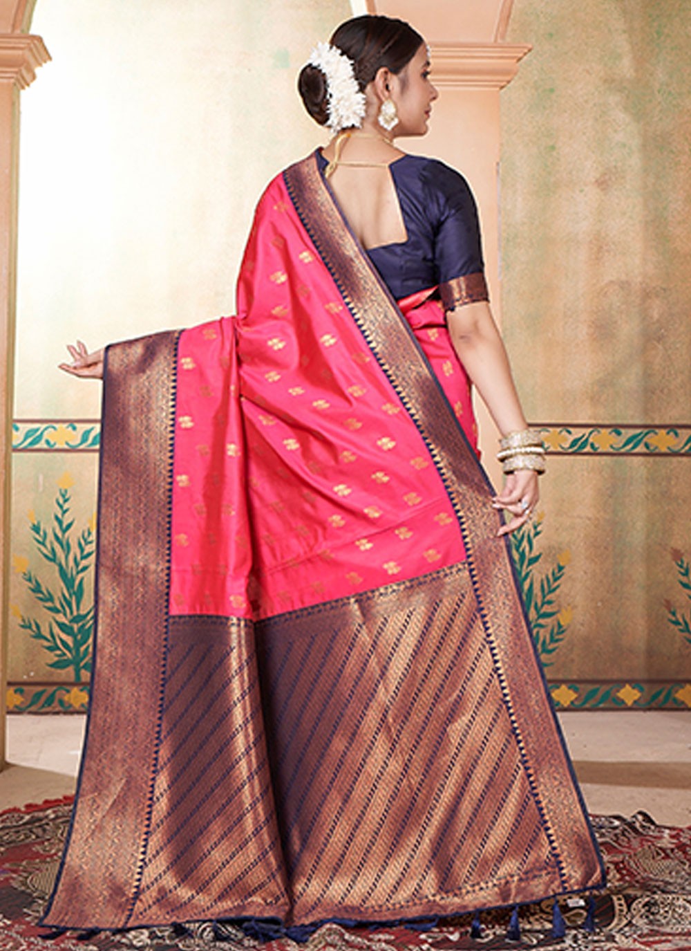 Classic Woven Kanjivaram Silk Saree - S6335