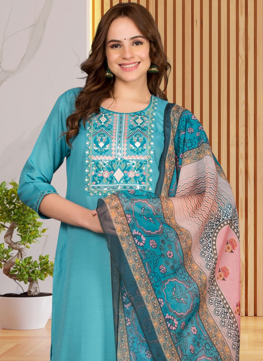 Rayon Salwar Suit - T2566