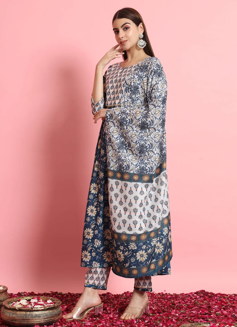 Rayon, Viscose Salwar Suit - T1895