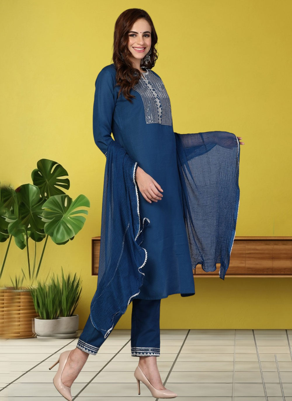 Rayon Salwar Suit - T2566