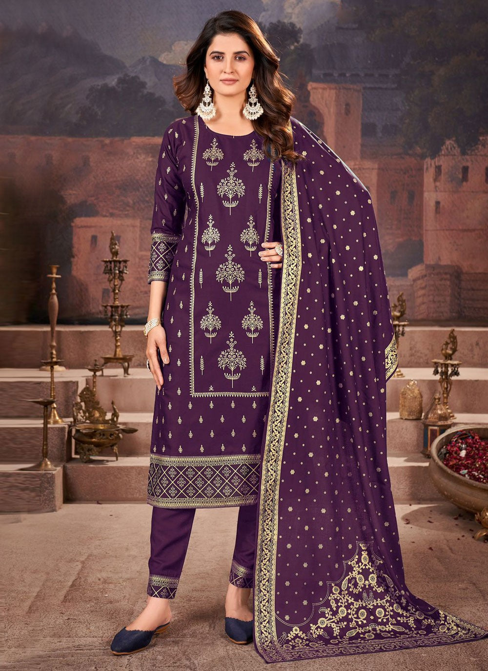 Rayon Salwar Suit - T2300