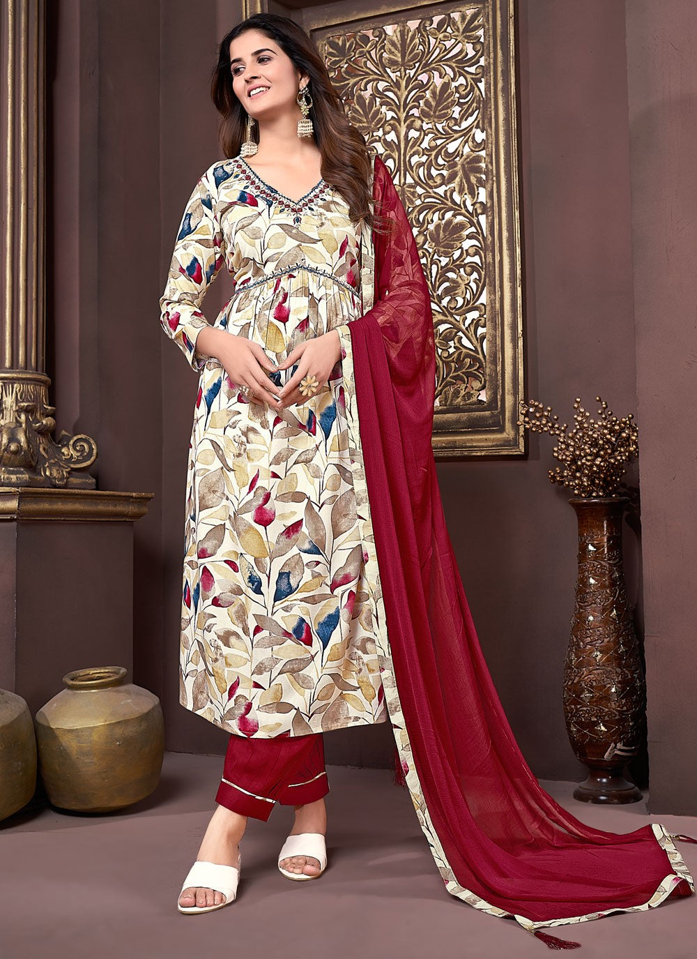 Rayon Salwar Suit - T2322