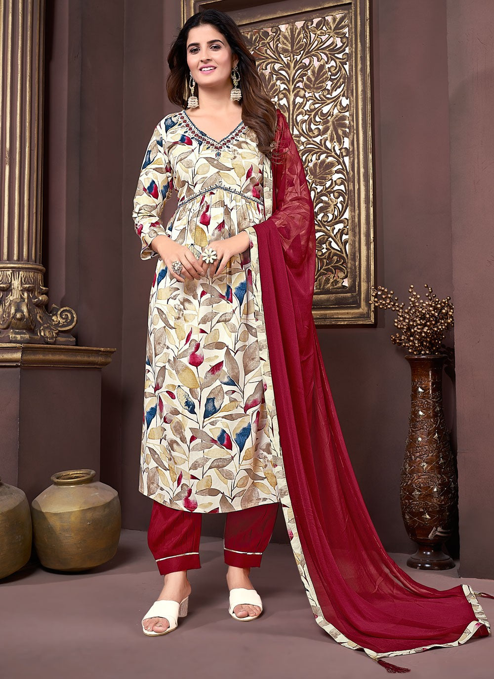 Rayon Salwar Suit - T2322