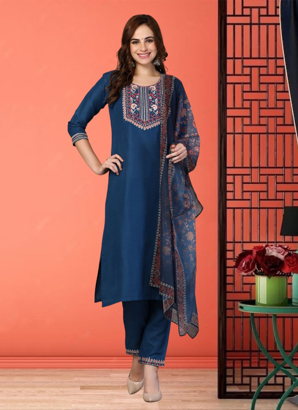 Rayon Salwar Suit - T2566