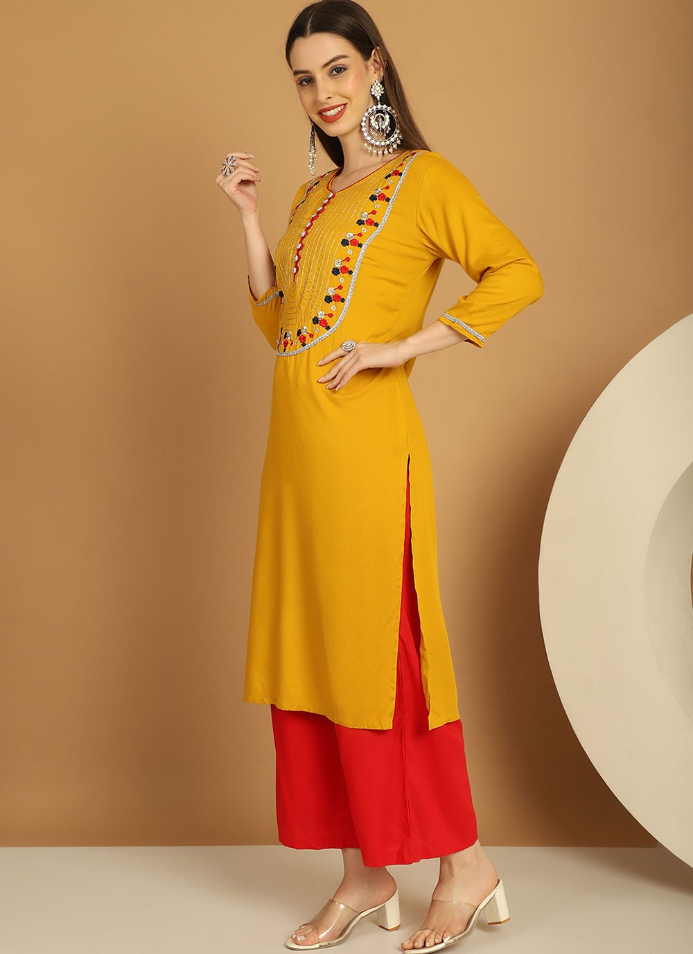 Chanderi Salwar Suit - T1781