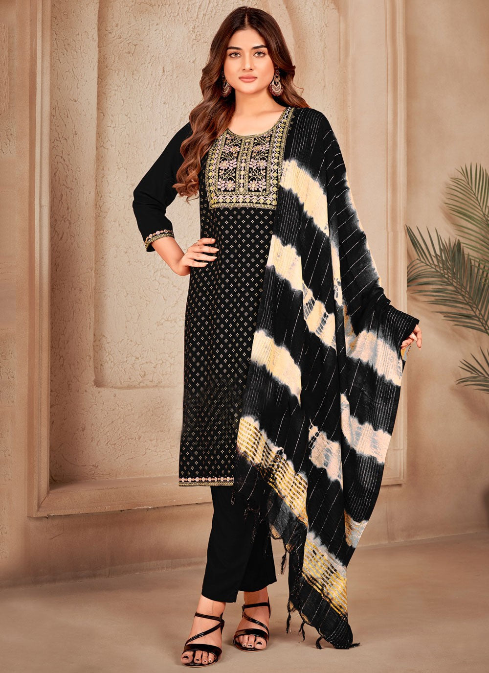 Rayon Salwar Suit - T3869