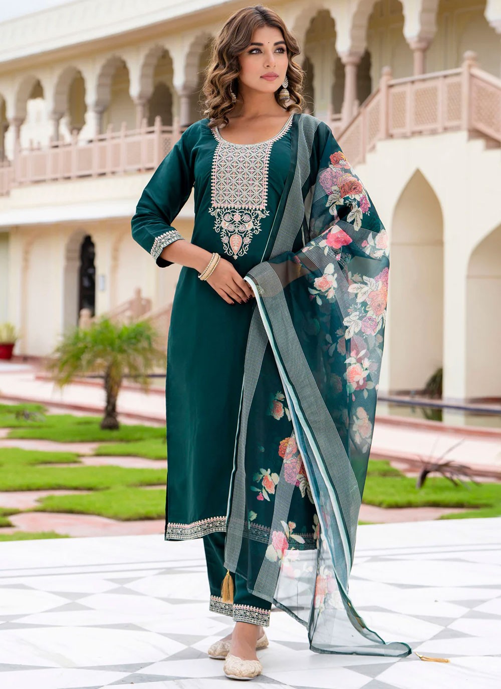 Rayon, Viscose Salwar Suit - T3959