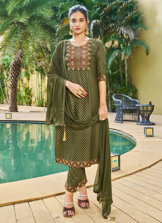 Rayon Salwar Suit - T2233