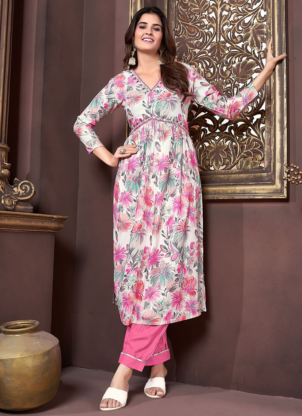 Rayon Salwar Suit - T2322