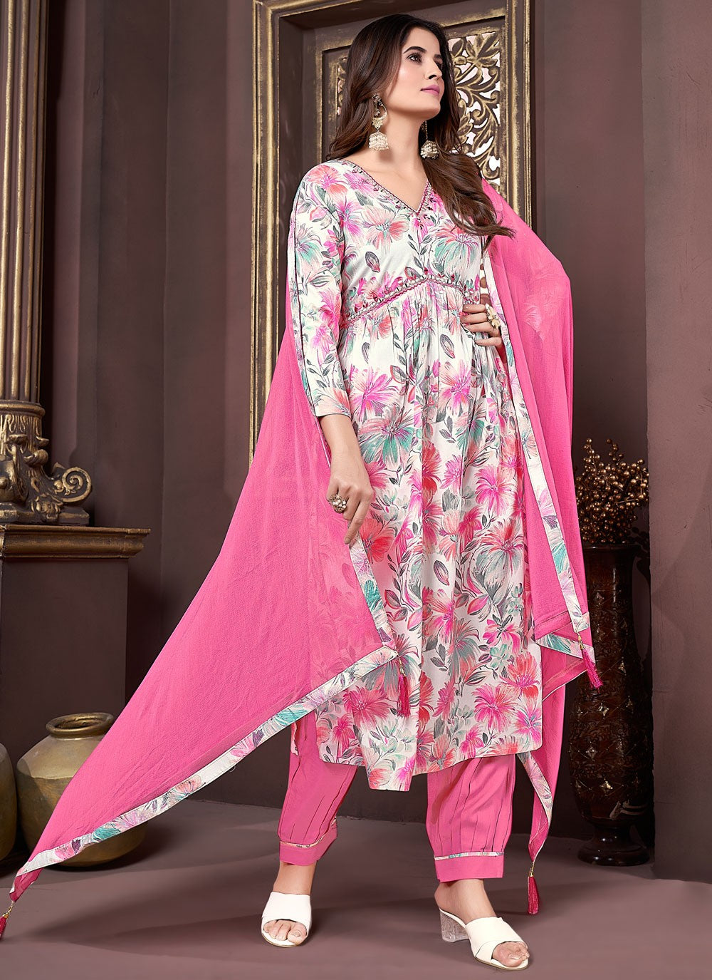 Rayon Salwar Suit - T2322