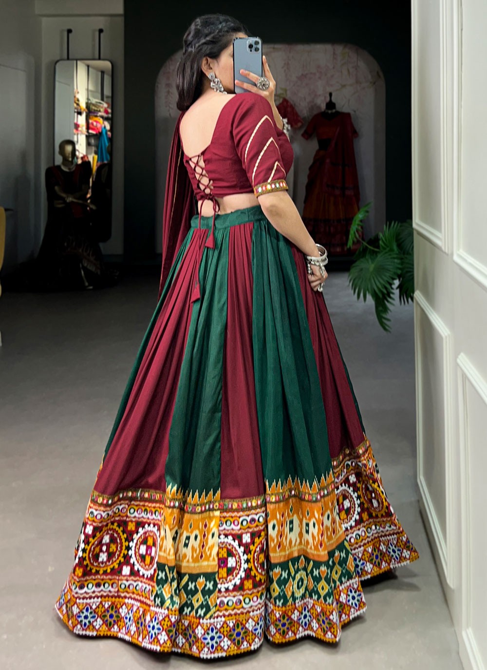 Lace Rayon Readymade Lehenga Choli - L2057