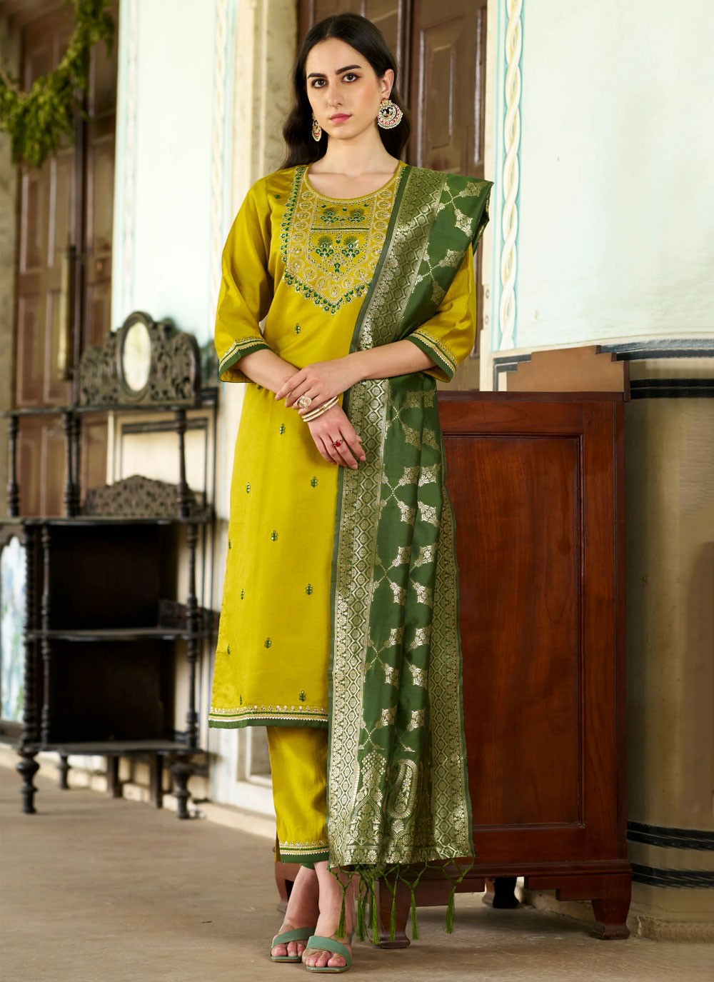 Rayon, Viscose Salwar Suit - T2791