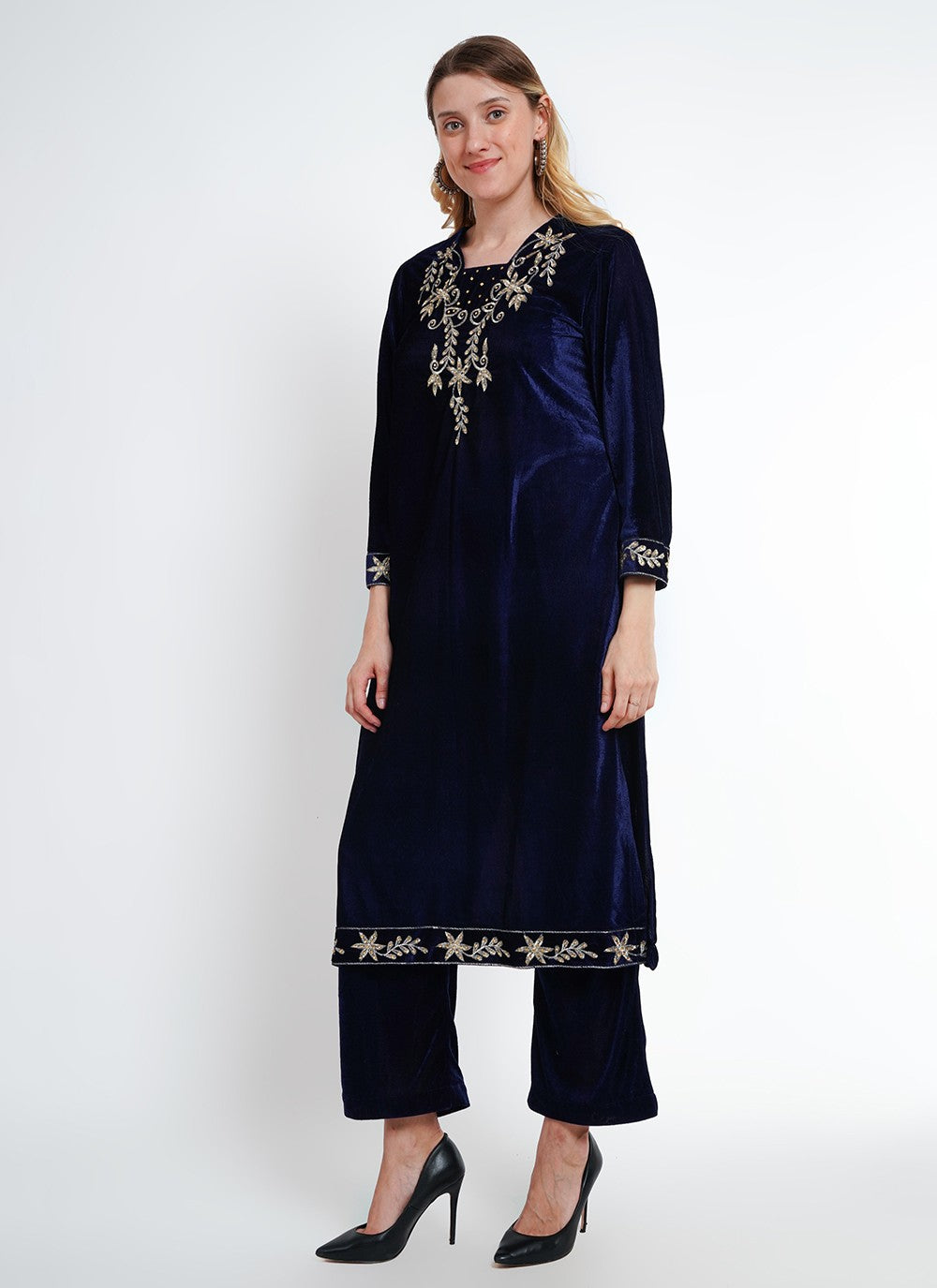 Rayon Pant Style Suit - T2968