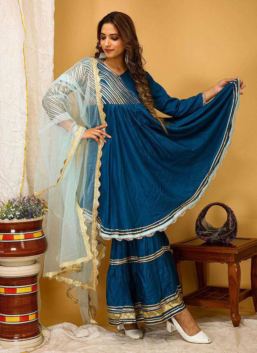 Rayon Salwar Suit - T1856