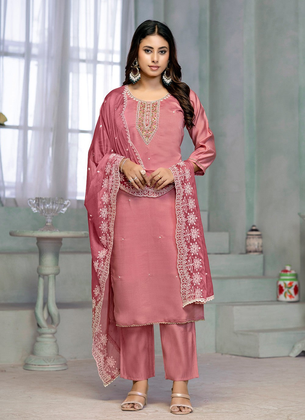 Cotton , Rayon Salwar Suit - T3074