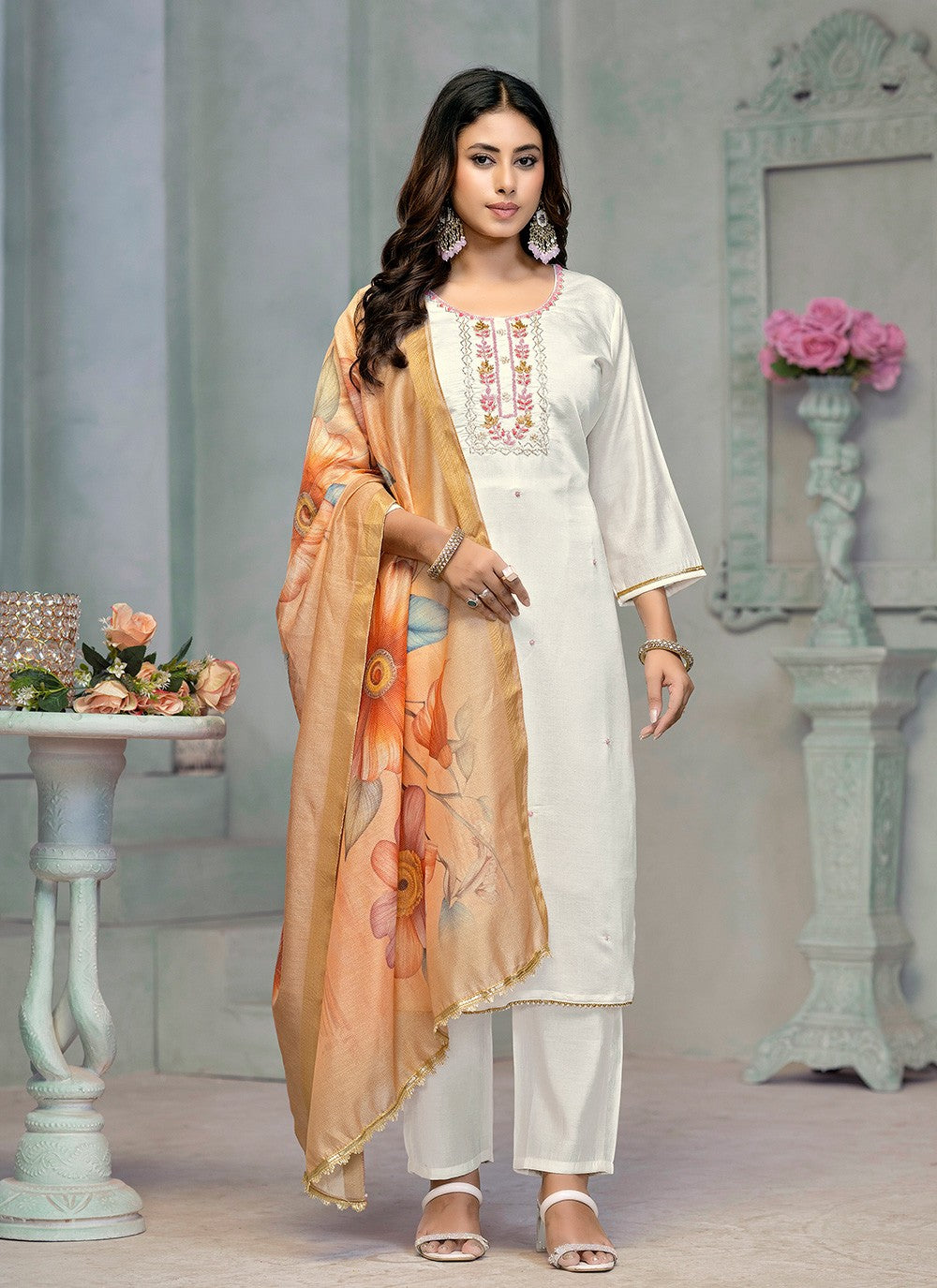 Cotton , Rayon Salwar Suit - T3074