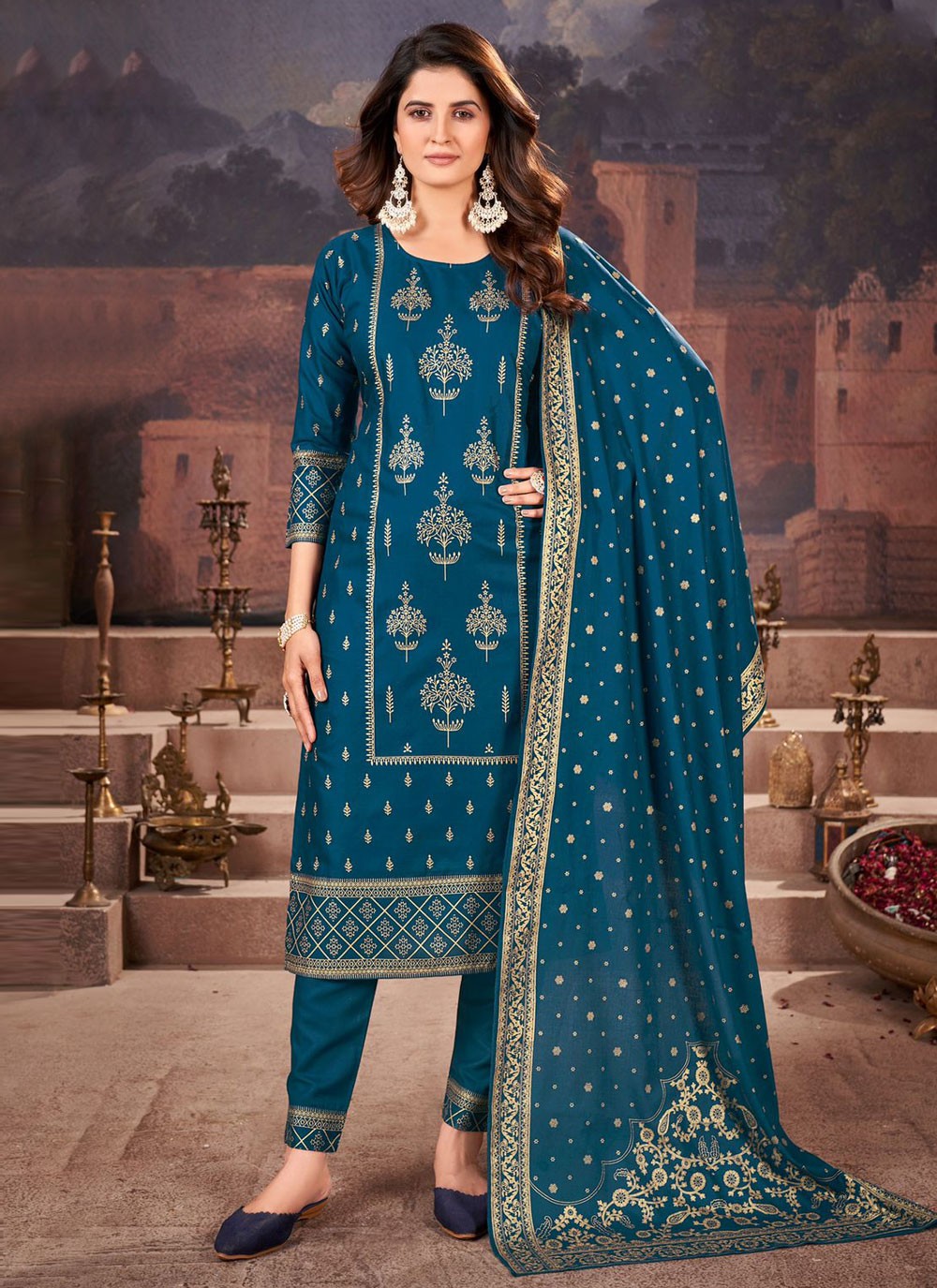 Rayon Salwar Suit - T2300