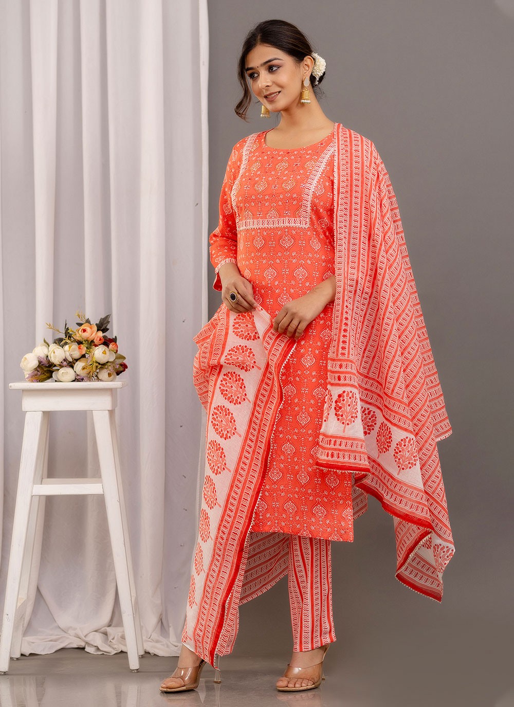 Cotton , Rayon Salwar Suit - T1881