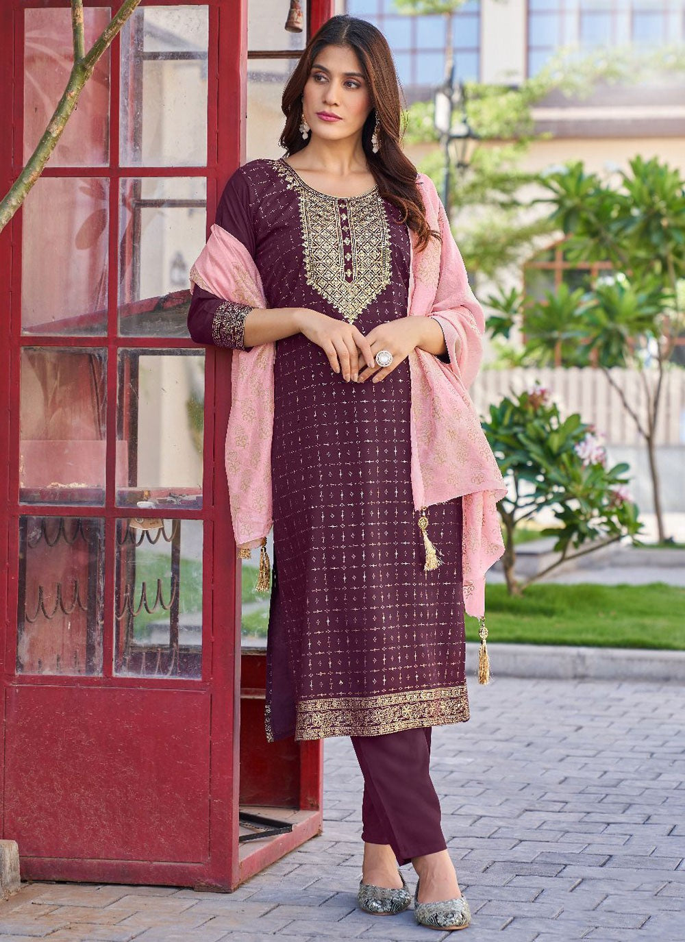 Rayon Salwar Suit - T3536