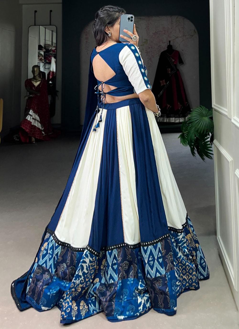 Lace Rayon Lehenga - L3164