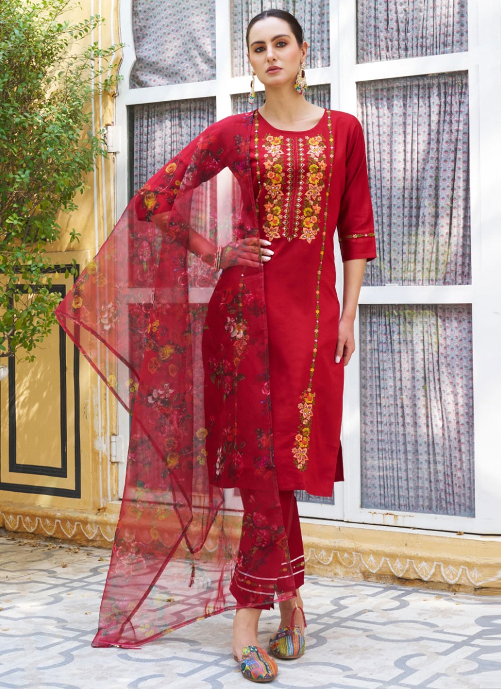 Rayon, Viscose Salwar Suit - T2791