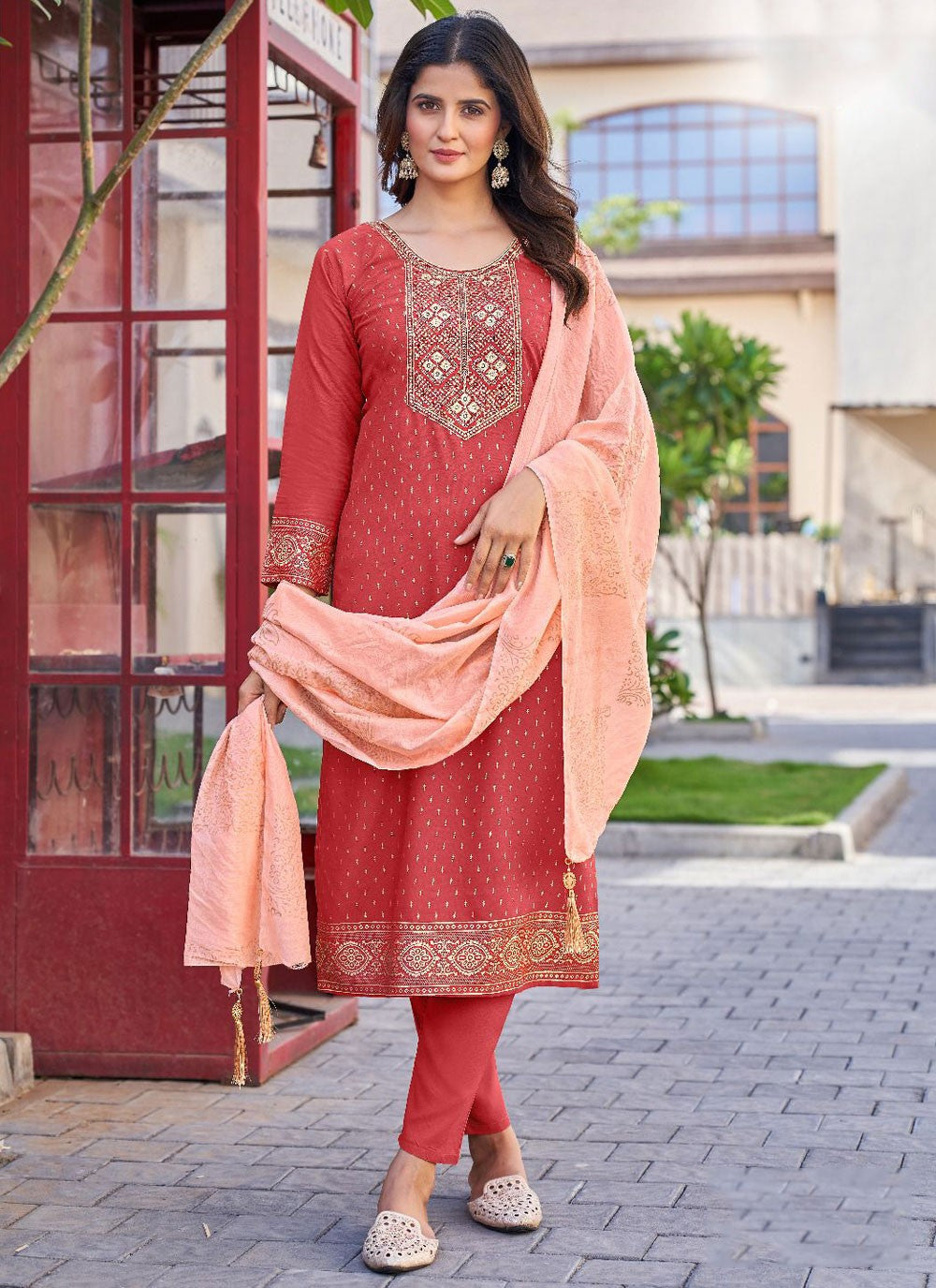 Rayon Salwar Suit - T3536