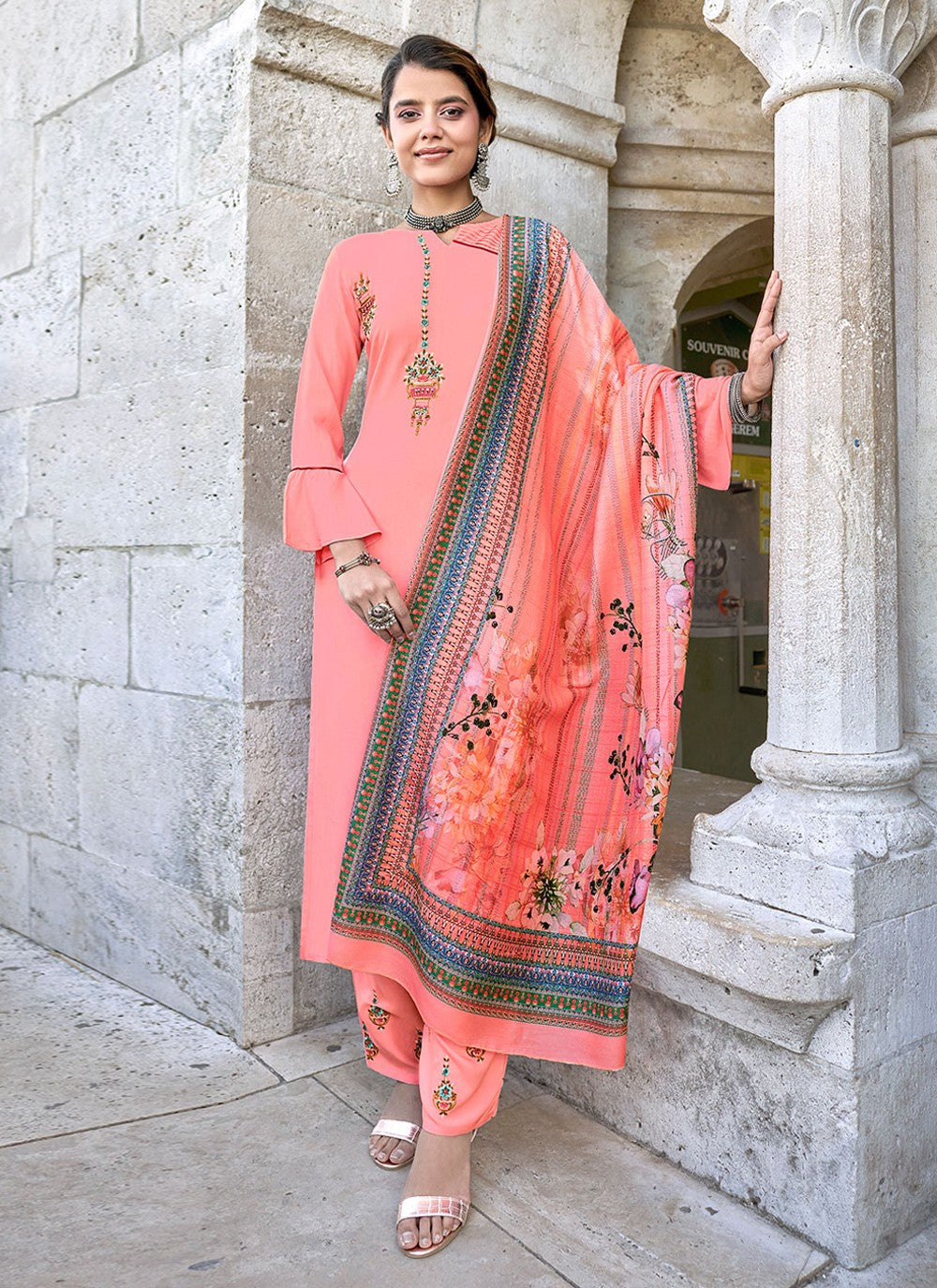 Rayon Salwar Suit - T832