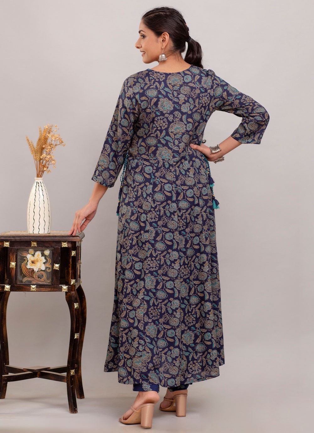 Cotton , Rayon Anarkali - T1868