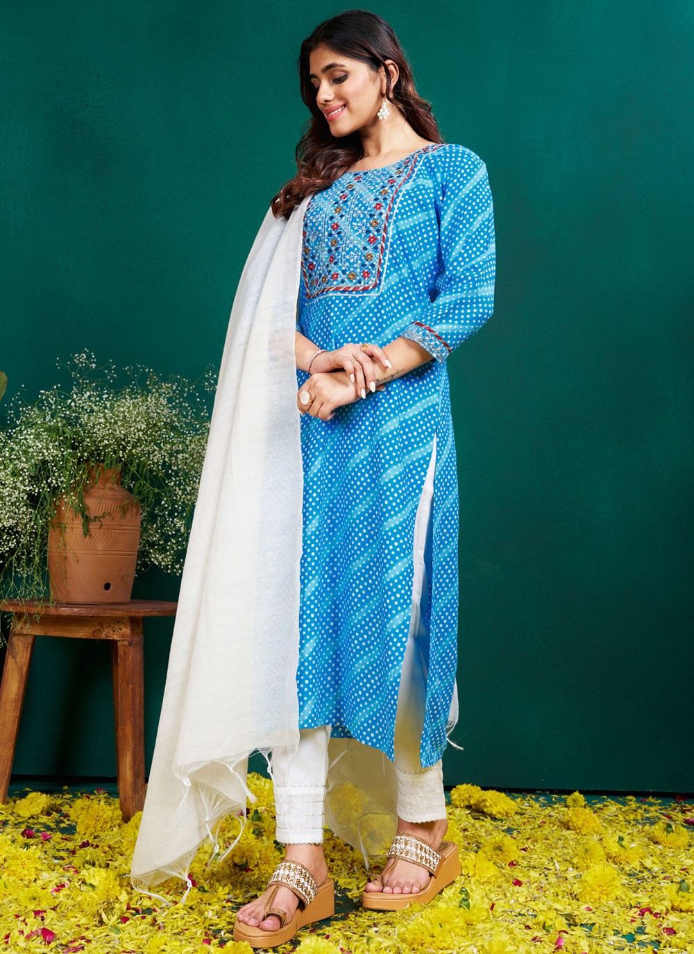 Rayon Salwar Suit - T4153