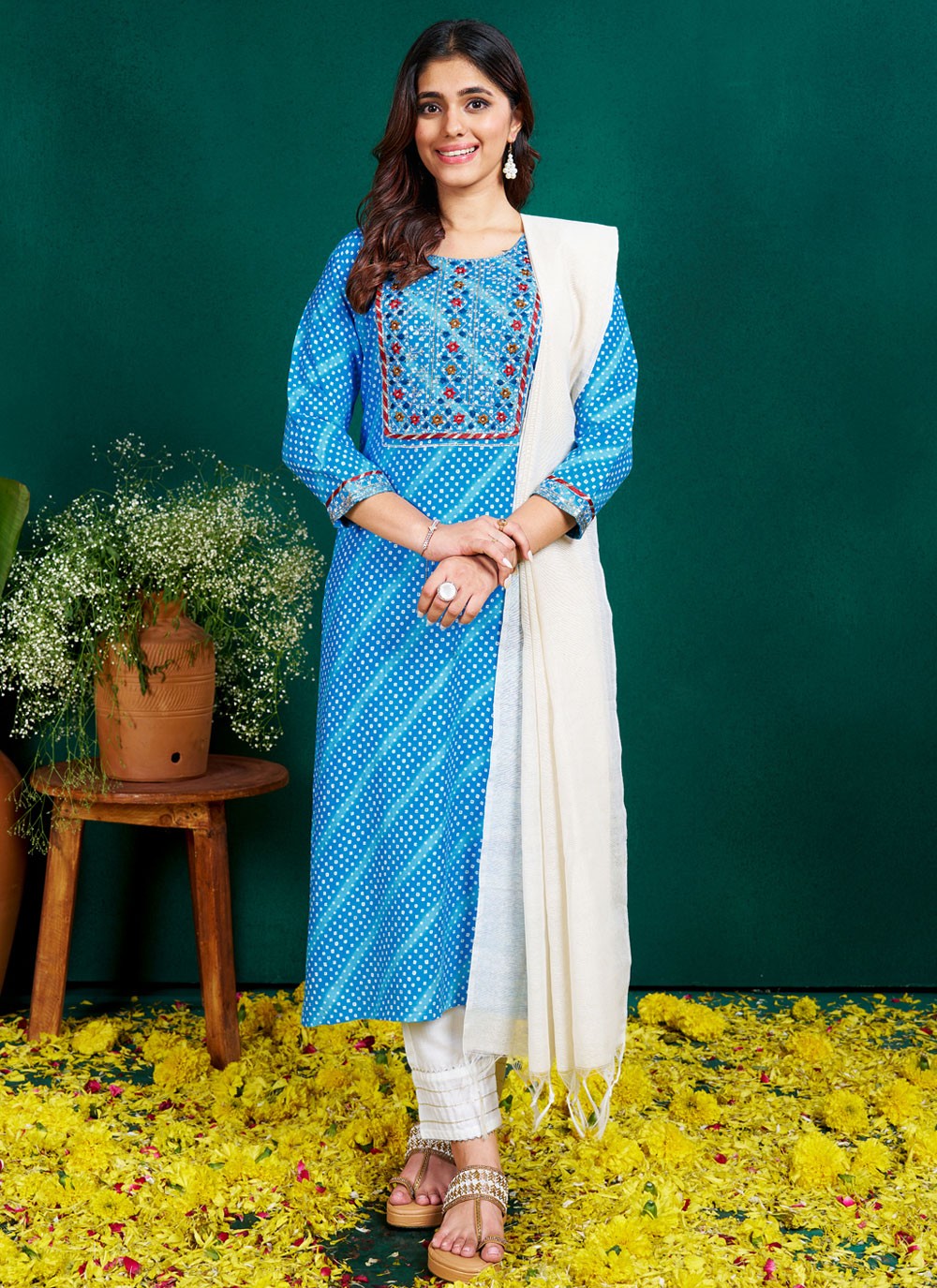 Rayon Salwar Suit - T4153