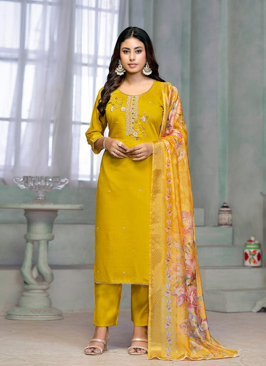 Cotton , Rayon Salwar Suit - T3074