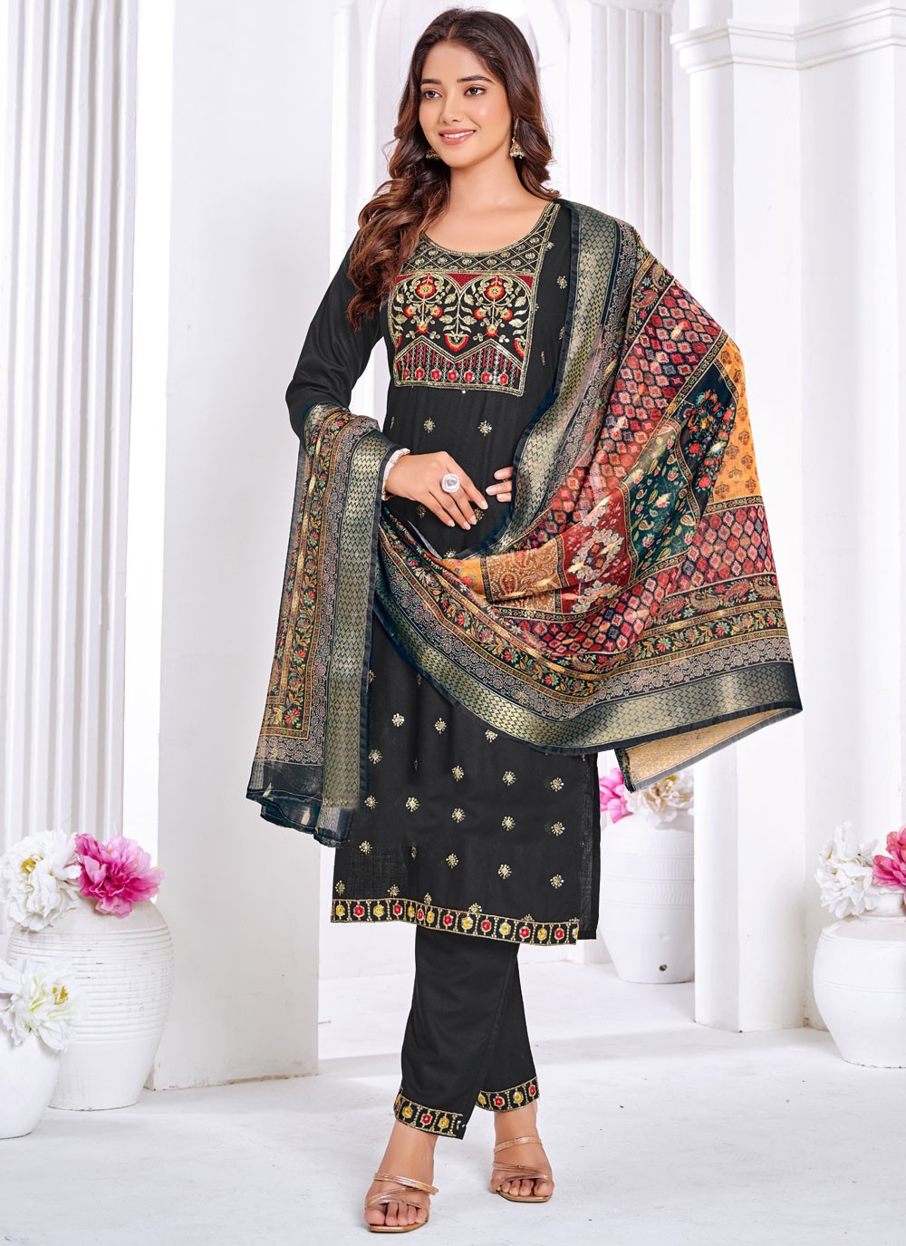 Rayon Salwar Suit - T3843