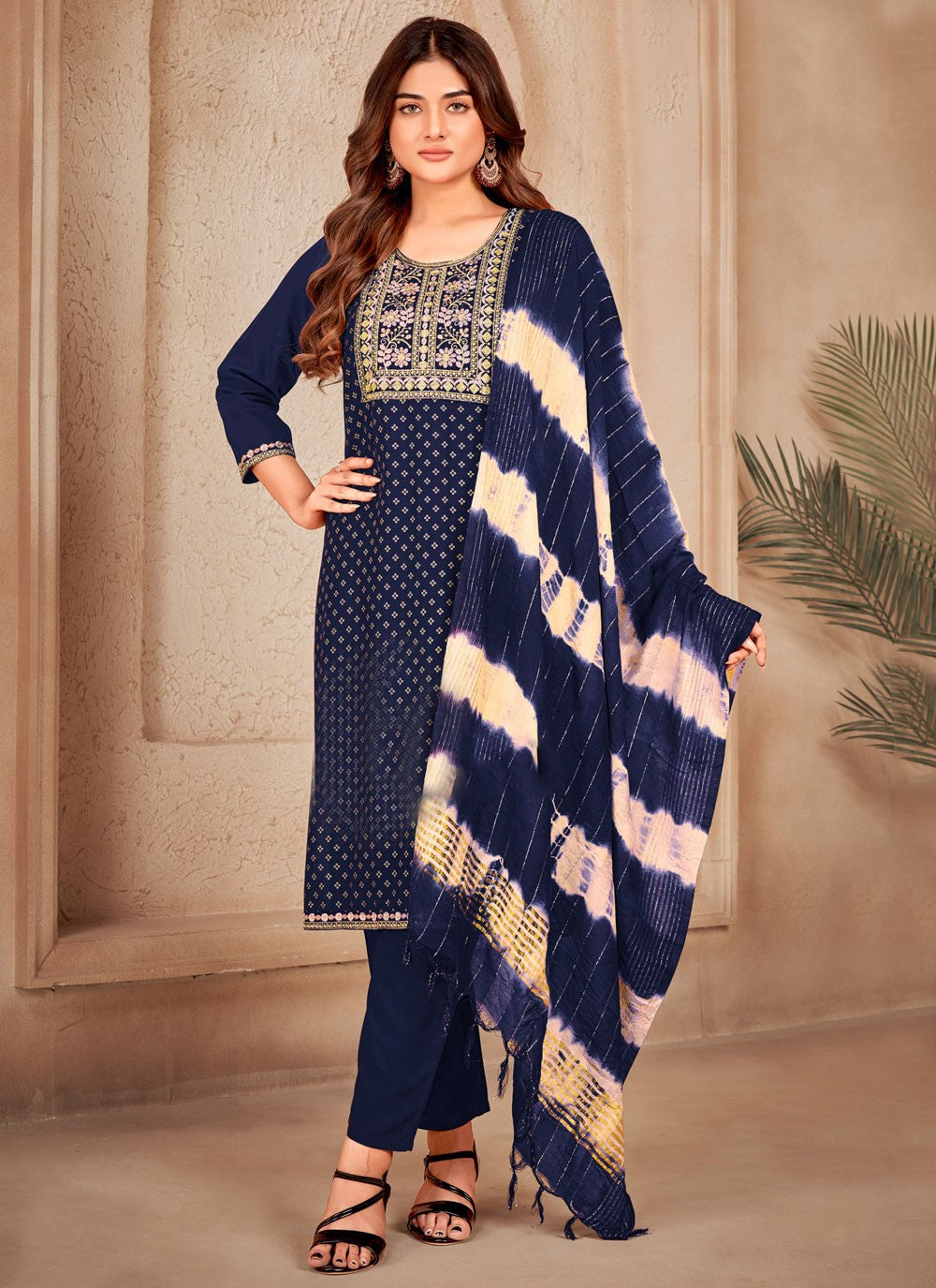 Rayon Salwar Suit - T3869