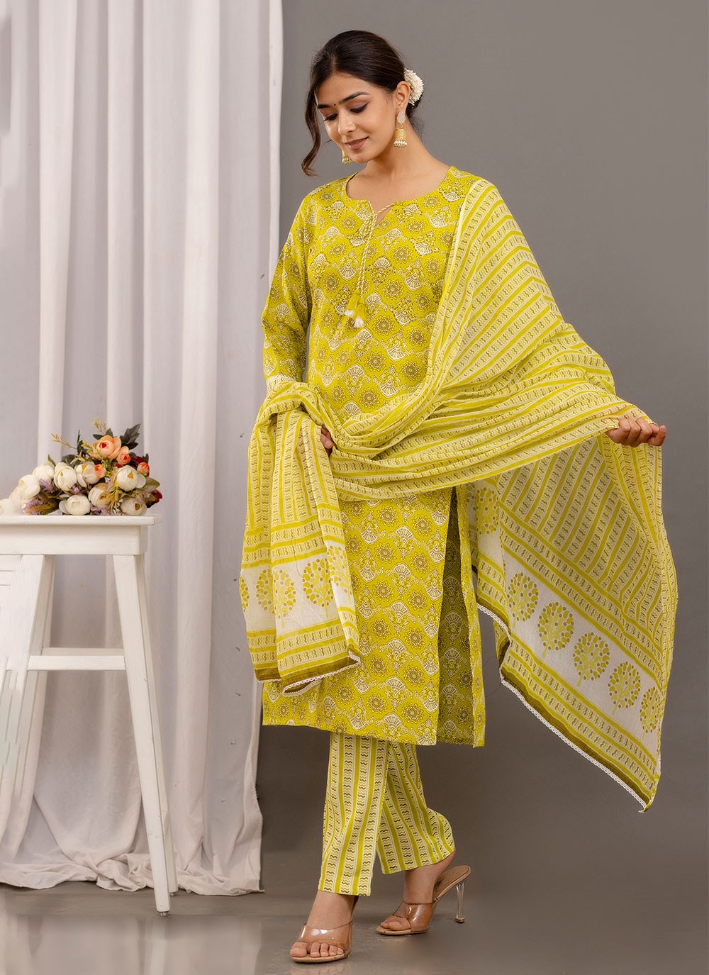 Cotton , Rayon Salwar Suit - T1881