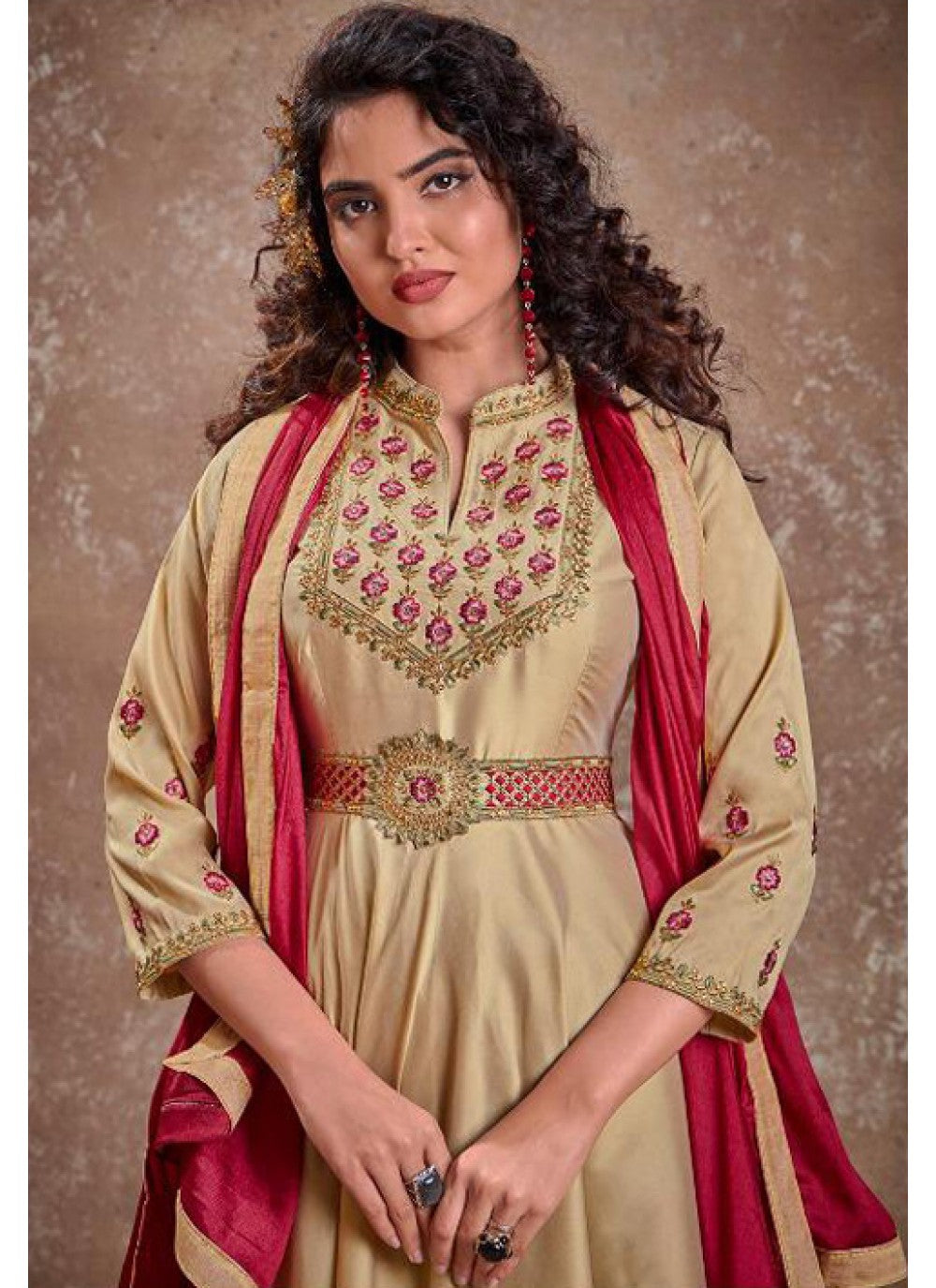 Silk Anarkali - T192