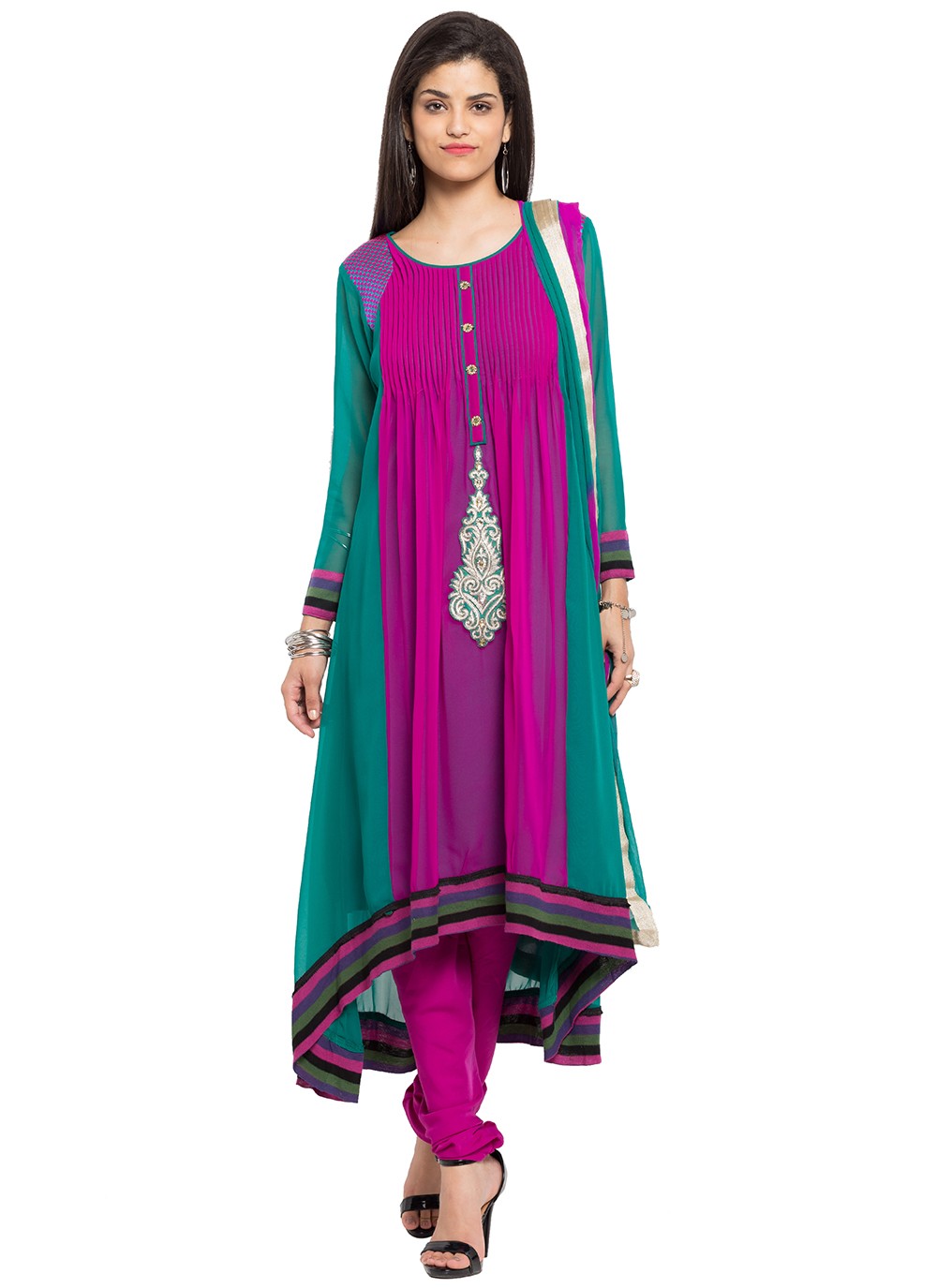 Faux Georgette Salwar Suit - T237