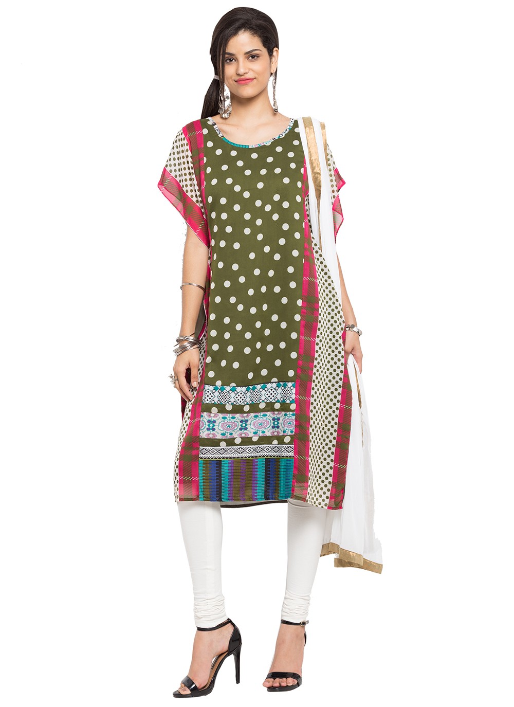 Faux Georgette Salwar Suit - T237