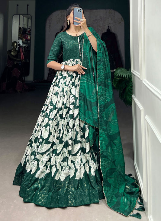 Tussar Silk Gown - G1729