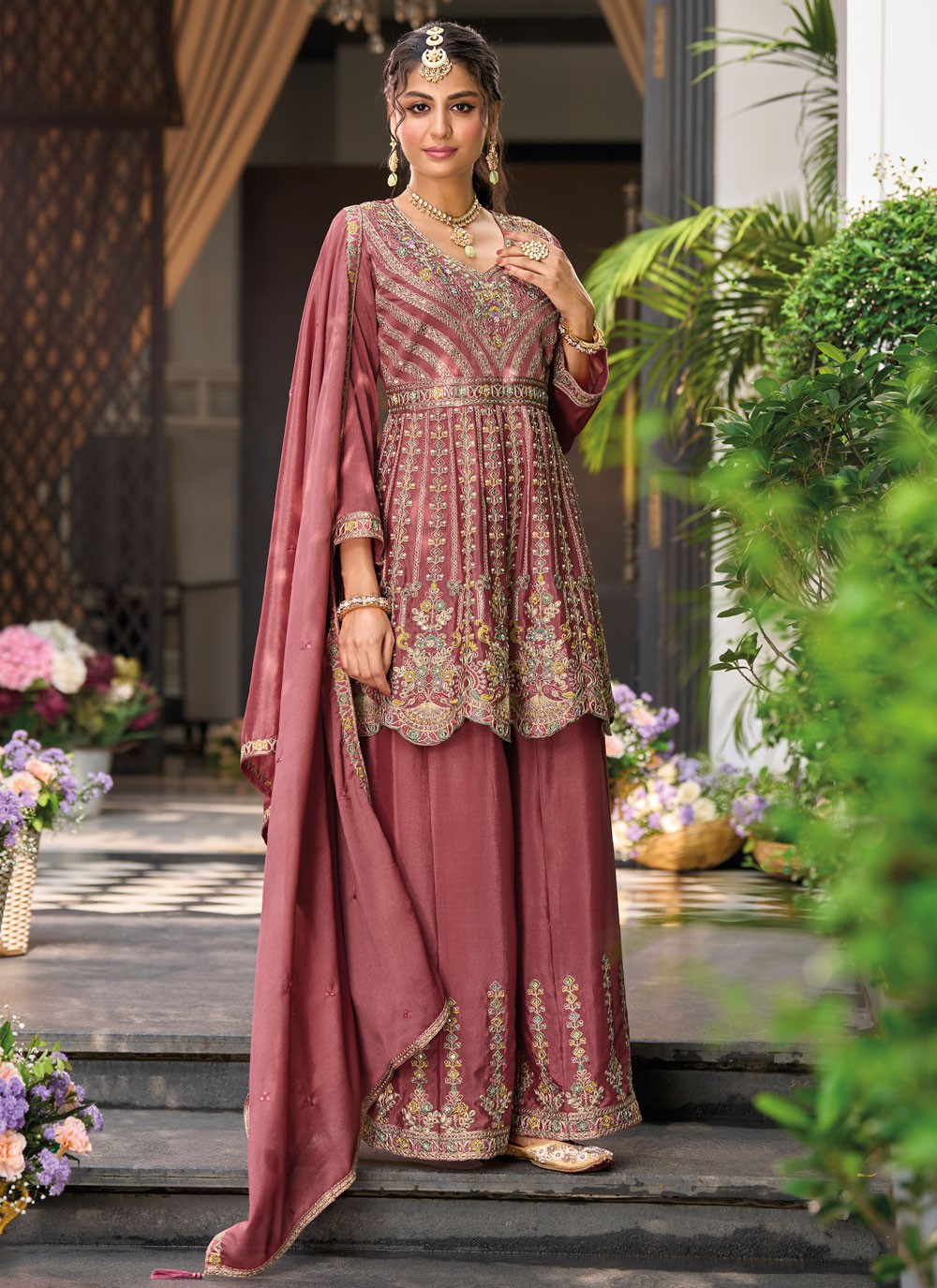 Chinon Salwar Suit - T4063