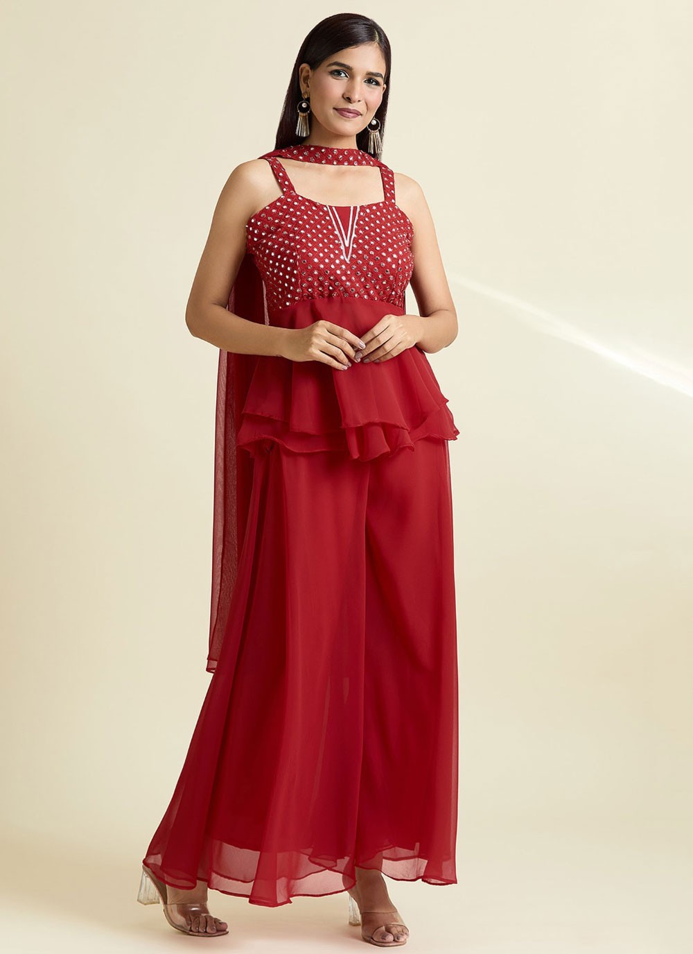 Embroidered Georgette Salwar Suit - T4531