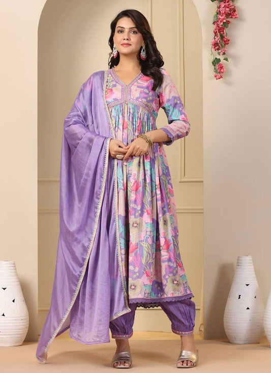 Muslin Salwar Suit - T3429