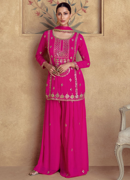 Chinon, Silk Salwar Suit - T3982