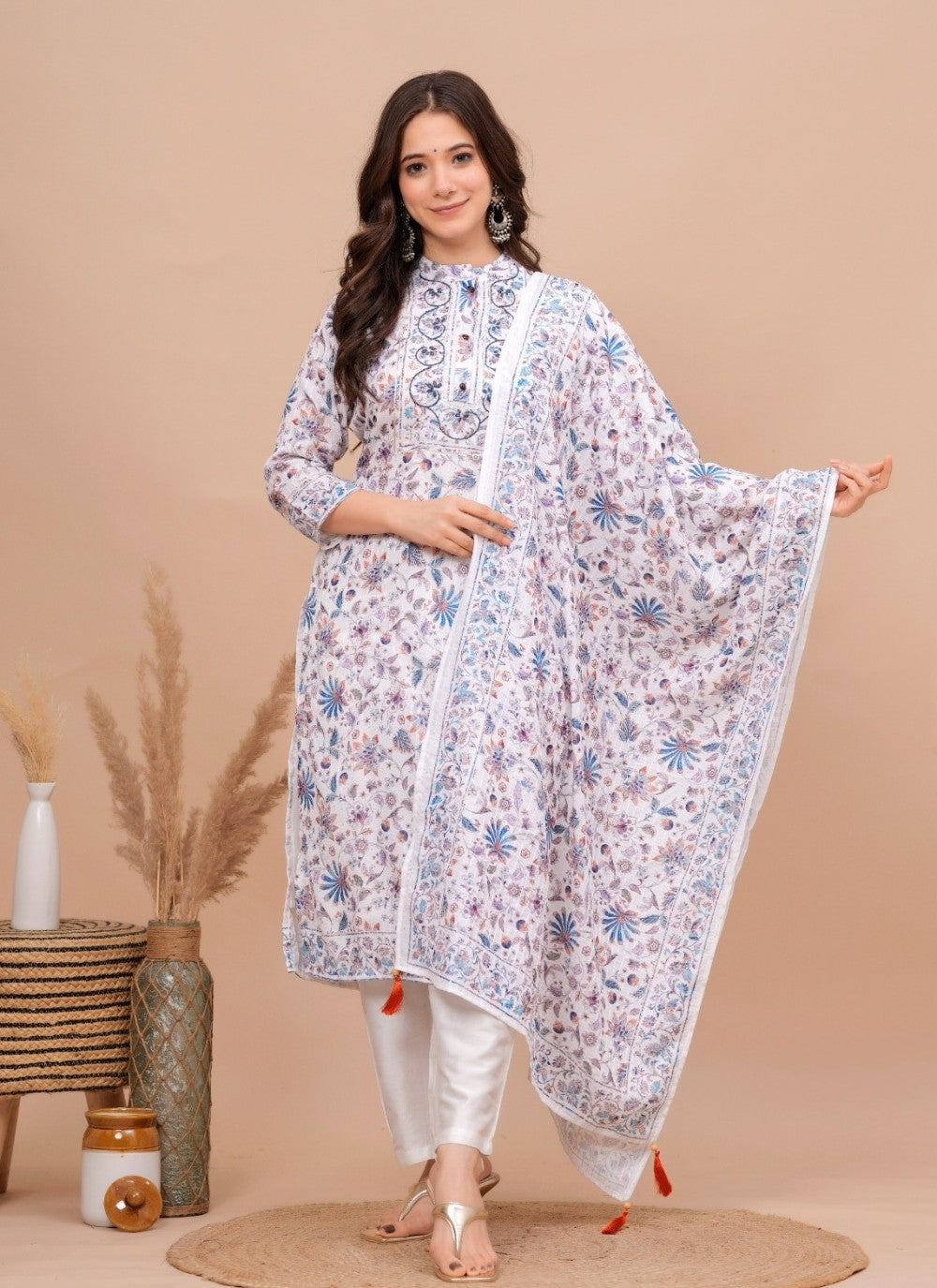 Muslin Salwar Suit - T2329