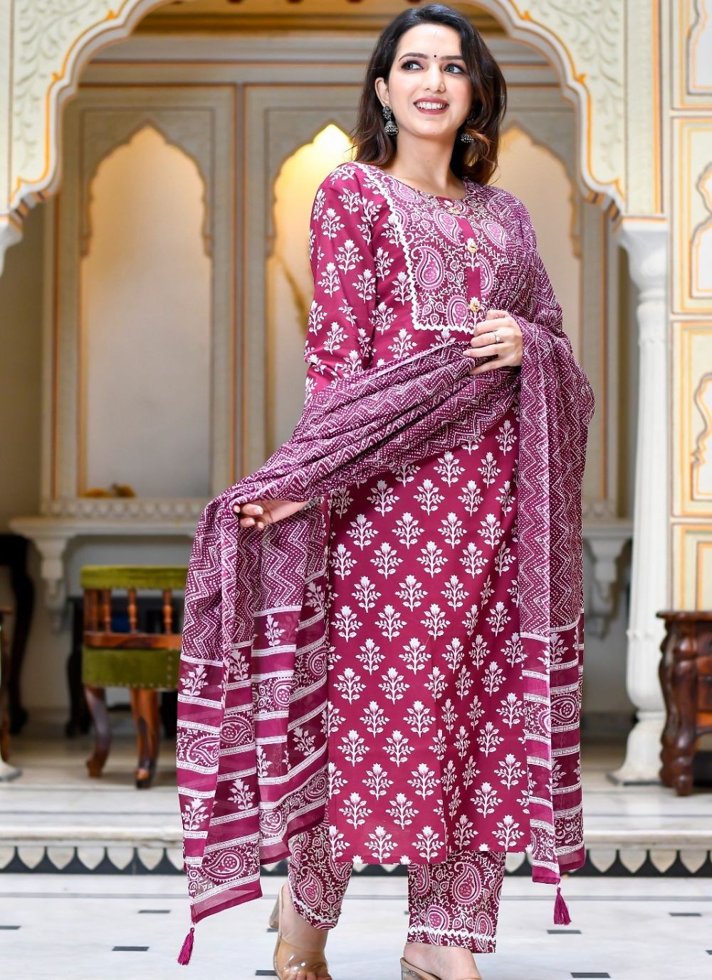 Cotton Salwar Suit - T1763